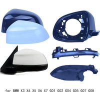 for BMW X3 X4 X5 X6 X7 G01 G02 G04 G05 G07 G08 Auto Left Right Rear Mirror Cover Frame Turn Signal Light Bottom Holder