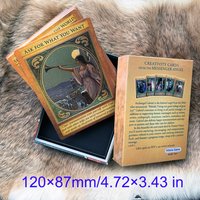 Angelic Communication Oracle Cards 44-Card Large Size Spiritual Guidance Deck for Creativity, Teaching & Positive Messages