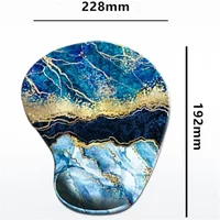 Ergonomisches Mauspad im skandinavischen einfachen Stil mit Handgelenk-Handballenauflage, rutschfeste Gummimatte, Hände, Schreibtisch, Handpolster, Ha