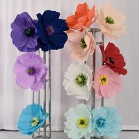 Handmade Crepe Paper Flowers, Wedding Props, Window Display & Mall Aisle Decor, Photography Simulation Props