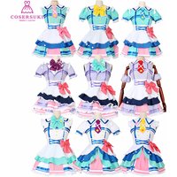 LoveLive Kunikida Hanamaru Ruby Kurosawa Kanan Matsuura Tsushima Yoshiko Mari Ohara Watanabe You Sakurauchi Riko Cosplay Costume
