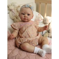 NPK 19inch Lali Newborn Baby Reborn Doll - Soft Touch Lifelike Cuddly 3D Skin Multiple Layers Painting Soft Body