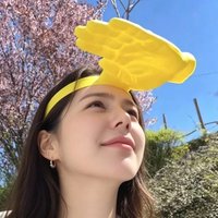 Novelty 3D Palm Sun Hat, Funny Hand Shape Sun Visor, Unisex Sun Shield for Outdoor Beach Concert Party Travel
