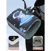 AliExpress NONE Motorcycle Winter Warm Handlebar Covers Motorcycle Reflective Riding Handlebar Covers for Mountain Road Electric Bike