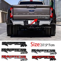 3D ABS Exterior Rear Trunk Fender Badge Emblem For Ford Raptor SVT F150 Ranger Auto Tuning Parts Focus Mondeo Fusion EcoSport