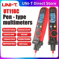 UNI-T UT118C Pen Type Multimeter Digital 6000 Counts AC/DC Voltage Resistance Capacitance Frequency Diode EF NCV Multi Tester