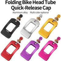 AliExpress NONE Bicycle Titanium Steel Vertical Tube, Gland Clip, Suitable for Folding Bicycles, Quick-Release Clip, Handlebar Fixing Buckle
