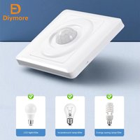 AC 220V LED PIR Motion Sensor Light Switch with 86-Type Infrared Human Body Detection, Auto On/Off, Smart Switch for Hallways