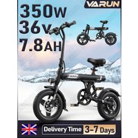 AliExpress VARUN C14-1 Folding Electric Bike For Kids 350W Motor 36V7.8AH Battery Commuter Suitable for Light Ebike 14