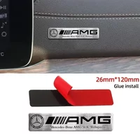 3D Metal Badge Car Styling Stickers Decal Accessories For Mercedes Benz W204 W205 W212 W213 W221 W177 W246 GLA GLC CLA A S Class