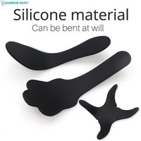 3Pcs/Lot Dental Photo Contrast Board Bendable Contrast Board Anterior Lingual Buccal Contrastor Orthodontic Soft Silicone