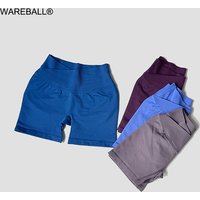 WAREBALL 3" Women's Gym Seamless Leggings Squat Proof Pilates Sports Cycling Short Fitness Yoga Running Workout Vision Shorts