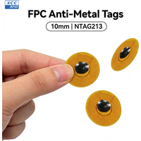 10mm NTAG213 FPC NFC Tag 13.56MHz Programmable for Asset Tracking - near Field Communication Tag for Item Identification
