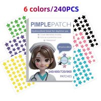 240-480-720-960PCS Fashion Cute Star Acne Patches Waterproof Daily Facial Skin Care Supplies