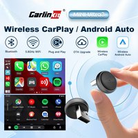 CarlinKit Wireless CarPlay Box Mini Ultra3 Android Auto Adapter Wired To Wireless USB Dongle Plug and Play WiFi BT Auto Connect