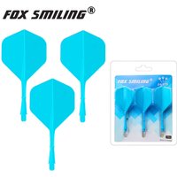 FOX SMILING 3pcs Dart Flight Tail Wing With Dart Shaft Two In One 2BA Screw Durable Anti-fall Dart Accessories