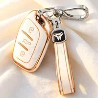 For Roewe RX8 RX5 RX3 I6 I5 for MG ZS HS 5 6 EZS Keyless TPU Car Remote Key Case Shell Fob Cover Accessories