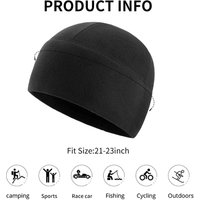 AliExpress 1PC Thermal Cycling Beanie Warm Windproof Polar Fleece Skull Cap for Cold Weather Hiking Skiing Running