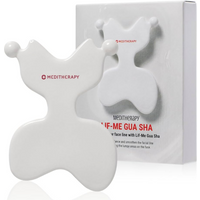 MEDITHERAPY Lift-me Guasha Board Ceramic Gua Sha Face Massage Tool Korean Facial Guasha Board Face Lift Muscle Relief Massager