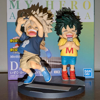 10cm My Hero Academia Anime Peripheral Hero Bakugou Katsuki Midoriya Izuku Action Figure PVC Model Collect Toy Christmas Gift