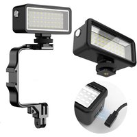 Diving Fill Light Waterproof 40M Underwater Led Video Lamp For Gopro Hero 11 10 9 Dji Action 3 Action Camera Accessories SLR