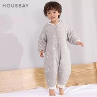 Sac de couchage pour bébé imprimé de fleurs mignonnes, vêtements de nuit pour tout-petits, pyjama de jeu de marche, optique 2,5 tout-petits, sac de nuit d'hiver pour garder au chaud, 1 à 4 ans