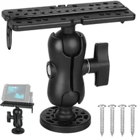 Fish Finder Mount Base GPS Navigation Fish Finder Bracket Marine Electronic Fish Finder Mount Fish Finder Accessories for Boat