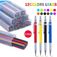 2.0MM Metal Mechanical Pencil with lead Art Drawing Design Automatic Drawing Special Pencil Student Office School Supplies