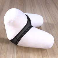 Men's Cushion Creative Mannequin Hug Pillow Cover Large Hip L-shaped Cos Prop Decor Soft Washable Flannel Elasticity Fabric