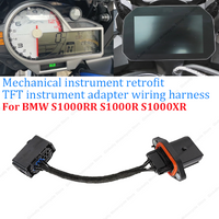 For BMW S1000RR S1000R S1000XR 2015-2018 Mechanical instrument retrofit TFT instrument adapter wiring harness