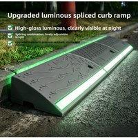 Portable Threshold Ramp 3/4/5/6cm Height Non-Slip Surface Durable Ramp for Car Motorcycle Wheelchair Scooter Pets Access