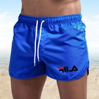 Summer trendy new beach pants, three part shorts, men's and women's slim fit running basketball sports pants, worn f