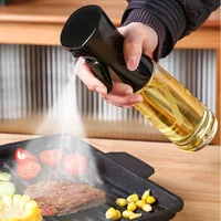 Butelka z rozpylaczem oleju 200/300/500ml do grillowania, gotowania, rozpylacz oleju z oliwek, plastikowa butelka do pieczenia, pusta butelka na ocet