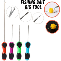 4pcs/Set of Carp Fishing Bait Needles for Pop Up Boilie Rigs, Splicing Needles, And Tools for Making Carp Hook Links And Fishing