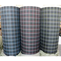 Black Plaid Interior Seat Cover Cloth Upholstery Fabric for MK7 VW Golf GTI MK1-K2 T1 T2 T3.etc