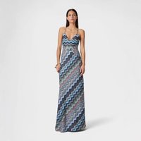 Sexy Slim Ripples Print Backless Sexy Maxi Dress Elegant Women Streetwear Fashion Summer Vacation Sleeveless Party Long Dress