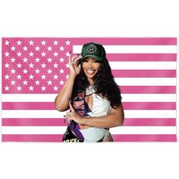 3x5FT Singer SZA American Flag Print Large Wall Tapestry Hanging Hippie College Dorm Bedroom Backdrop Cloth Aesthetic Home Decor