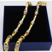 Brazilian Gold Color Necklace 60cm Neck Chain For Woman Men Punk Chain Gothic Aesthetic Necklace 2025 Fashion Party Gift