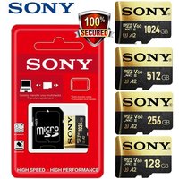 1 to SONY Micro SD TF carte Mini carte mémoire classe 128GB 256GB haute vitesse Cartao De mémoire