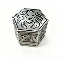 TAOMPYRO Style Kamui Hexagonal Round Vintage Metal Chalk Holder For Snooker&Billiards