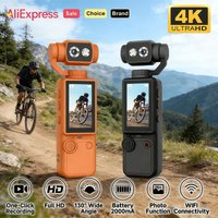 Pocket3 Pro 4K HD WiFi Sports Wearable Camera Travel Bicycle Driver Recorder Mini Sports Cam For Motorcycle and Vlogging