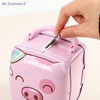 {Summer2} {Summer2} Cartoon Small Piggy Bank Money Box Storage Kids Toys Home Decor Money Saving Box Children Piggy Money Bank
