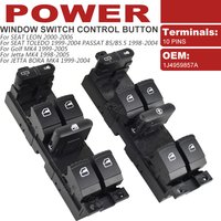 Fenster Master Schalter Taste Konsole Für Volkswagen Golf Jetta Bora Passat B5 Sitz Leon Toledo MK4 Skoda Octavia MK1 Fabia Toledo