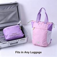 Lightweight Foldable Nylon Backpack Unisex Color Optional for Outdoor Sport Travel Hiking Daypack Multifunctional Tote