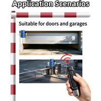 Universal Wireless Radio Control Relay DC 6~30V 4CH RF433Mhz Relay Receiver and Remote Control for Garage Gate Door TV