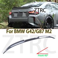 Car Spoiler For For BMW 2 Series G42 Couep/G87 M2 VS Style Real Carbon fiber Rear Spoiler Trunk wing 2021-2026