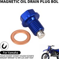 Motorcycle Magnetic Frame Oil Drain Plug Bolt For Yamaha YZ125 YZ250F YZ450F YZ125X YZ250FX WR250F WR450F YZ WR 125 250F 450F