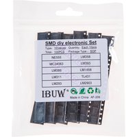 NE555 LM358 MC34063 LM393 LM386 LM1458 LM311 TL431 LM293 LM2903 SOP8 Amplifier Circuit 10Values*10pcs SMD diy electronic set