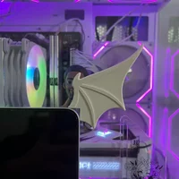 DIY GGE Cute Creative Decoration Bat Esports Room Decoration Ornaments Monitor Decoration Monitor A Pair Bat Wings Ornaments