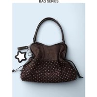 Rose Live2026 Winter Large Capacity Leopard Print Polka Dot Patchwork Shoulder Tote Bag Light PVC Material Casual Handbag